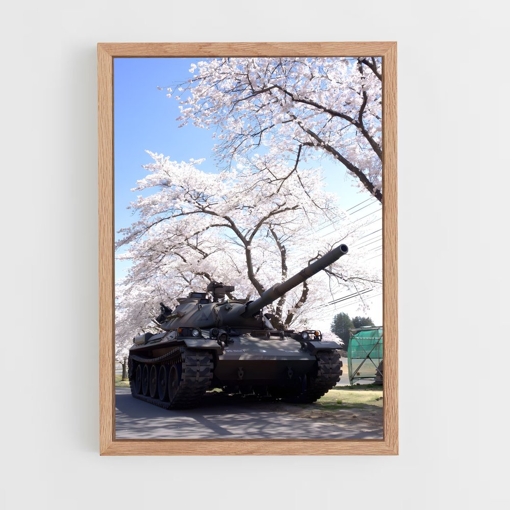 Poster Tank et Cerisier – affiche World Of Tanks (vue 4)